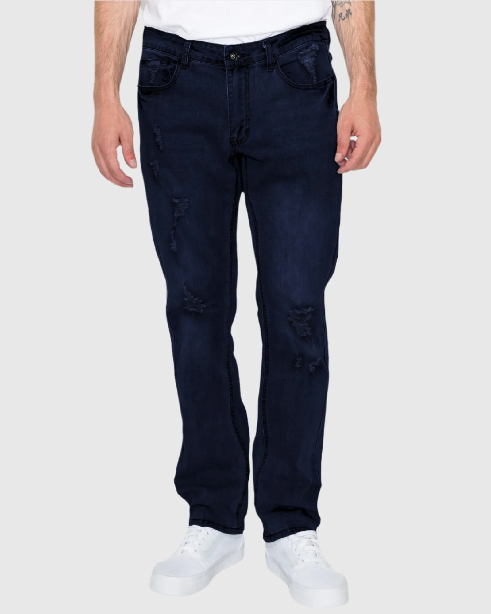 MEN'S CAYENNE RIPPED SLIM FIT JEANS