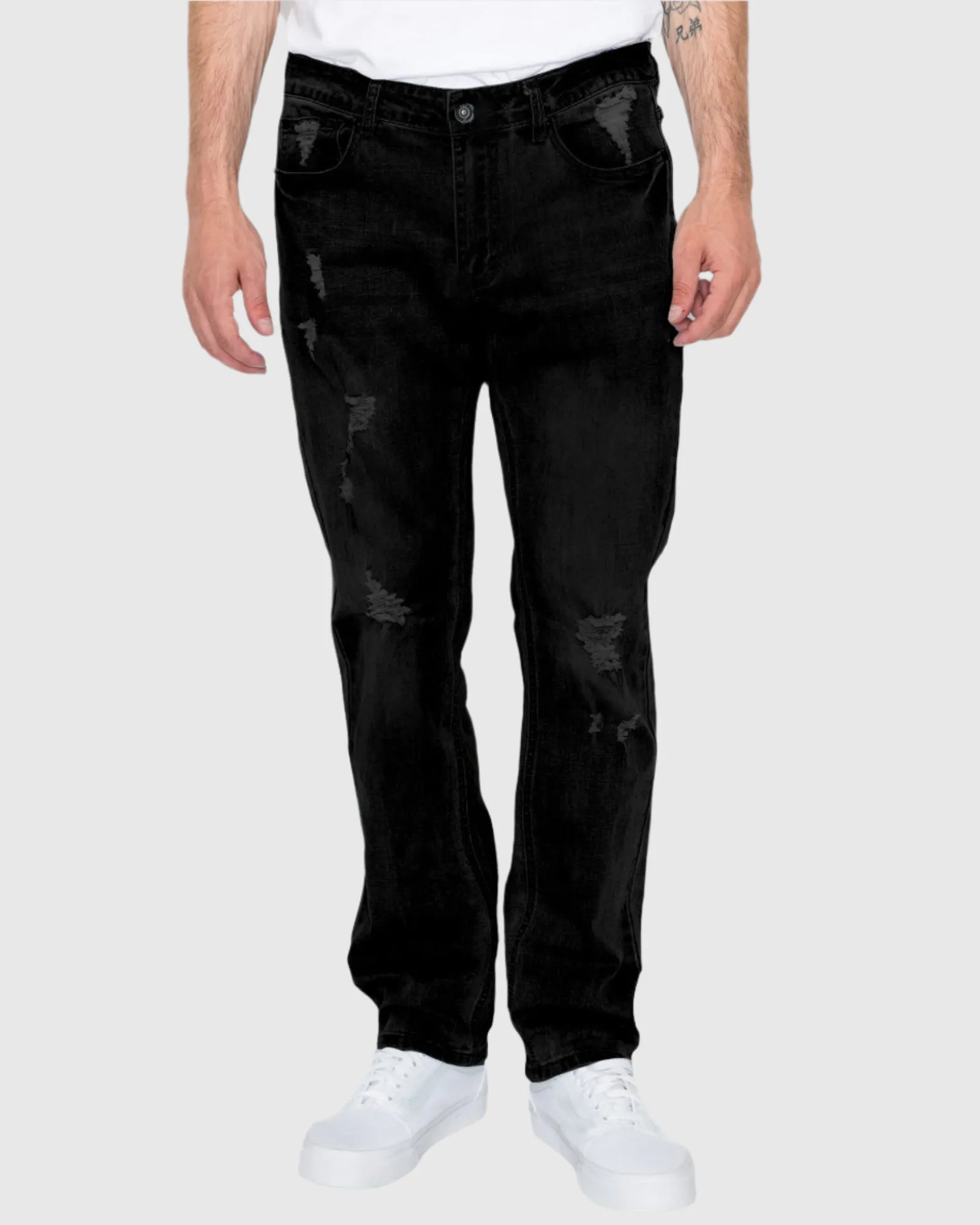 MEN'S CAYENNE RIPPED SLIM FIT JEANS