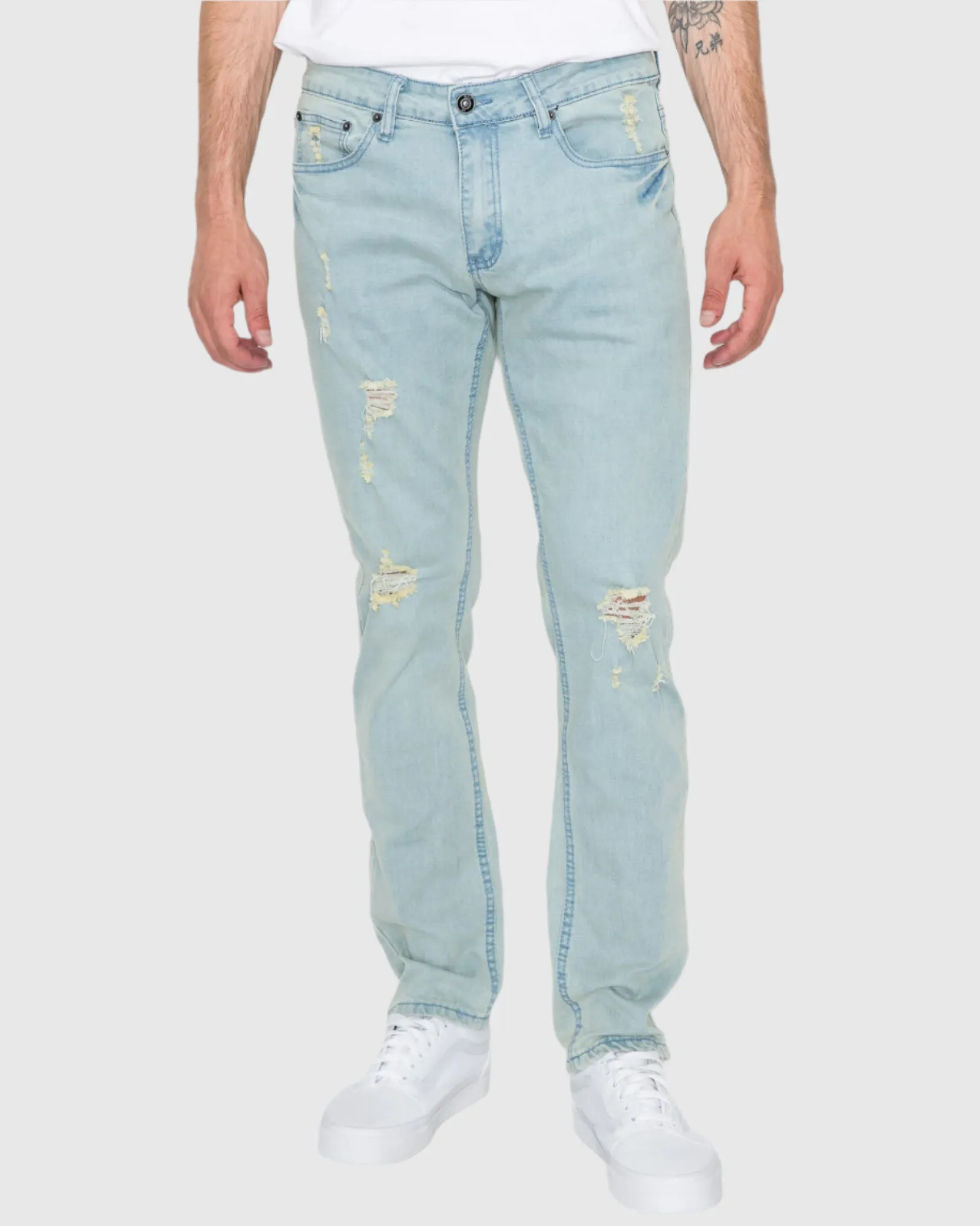 MEN'S CAYENNE RIPPED SLIM FIT JEANS