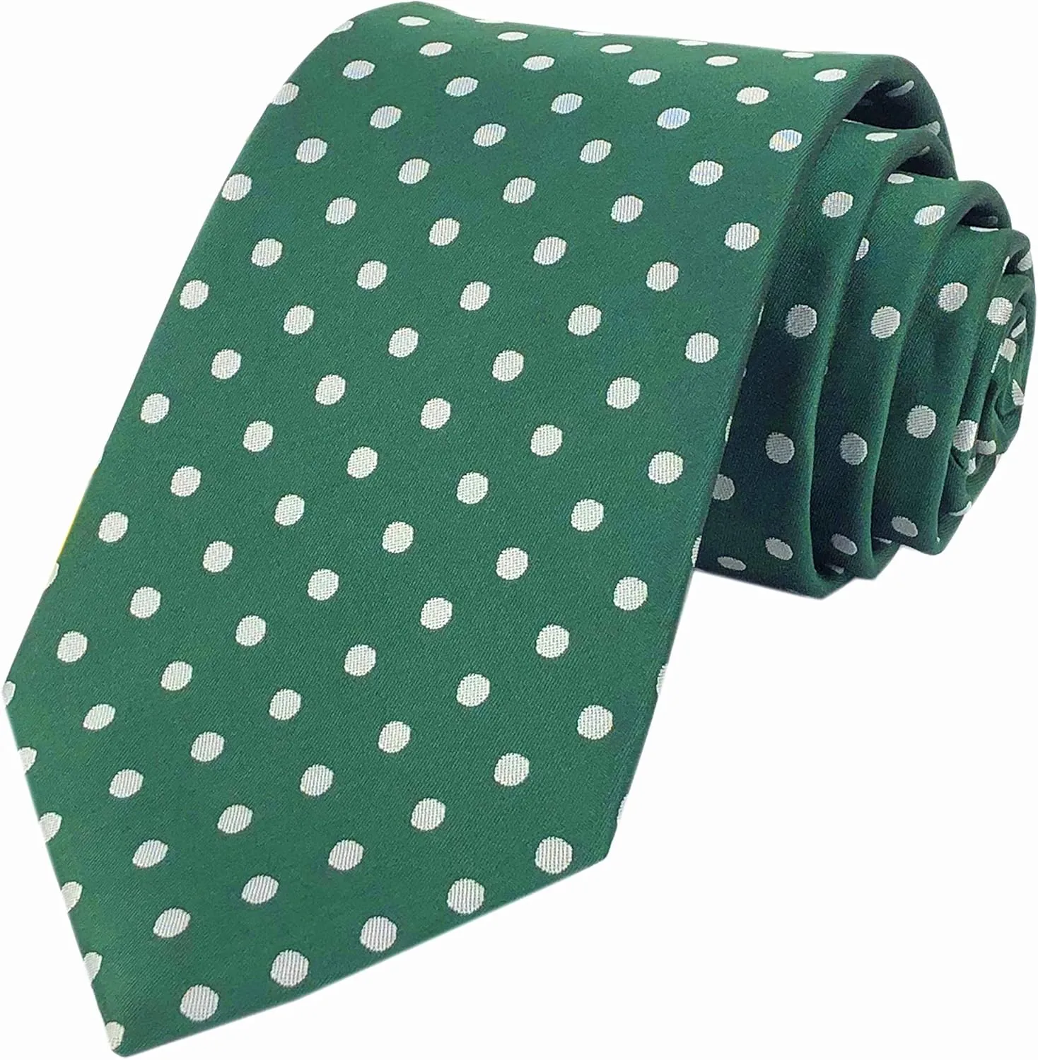 Men's Classic Polka Dot Ties Jacquard Woven Casual Handmade Daily Formal Necktie