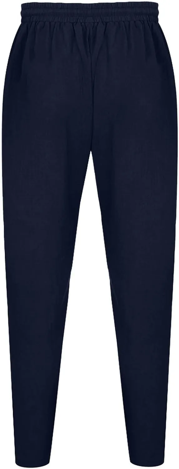 Men's Cotton Linen Pants Loose Straight Beach Yoga Pants for Men Breathable Casual Dress Pants Casual Trousers