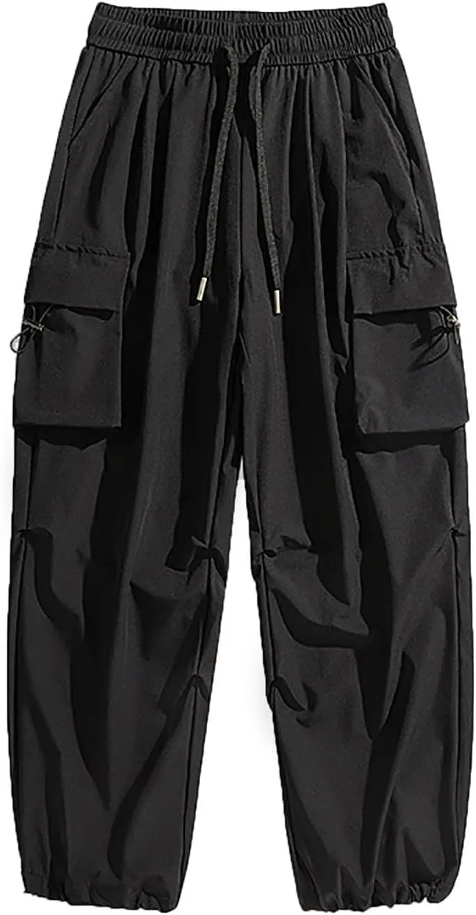Men's Dress Pants Jogger Tactical Working Riding Slim Fit Body Skinny Smarty Wide Leg Basketball Football Sport