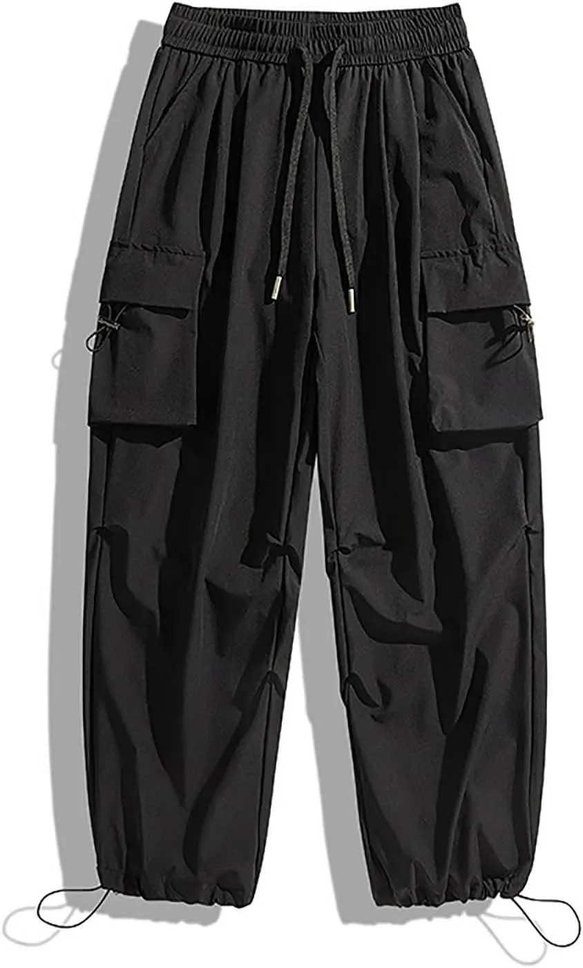Men's Dress Pants Jogger Tactical Working Riding Slim Fit Body Skinny Smarty Wide Leg Basketball Football Sport