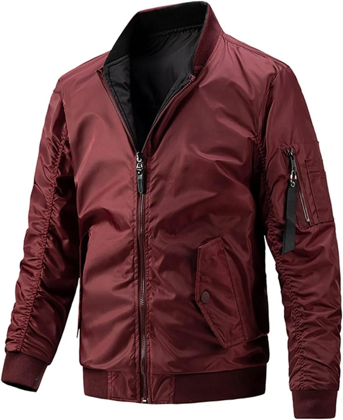 Mens Flannel Jacket Mens Fleece Lined Jacket Casual Coat With Cotton Can Be Worn On Both Sides Hooded Jacket Jacket