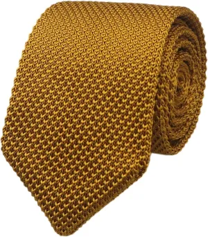 Men's Knitted Tie Vintage Casual Formal Designer Skinny Necktie Pointed Bottom