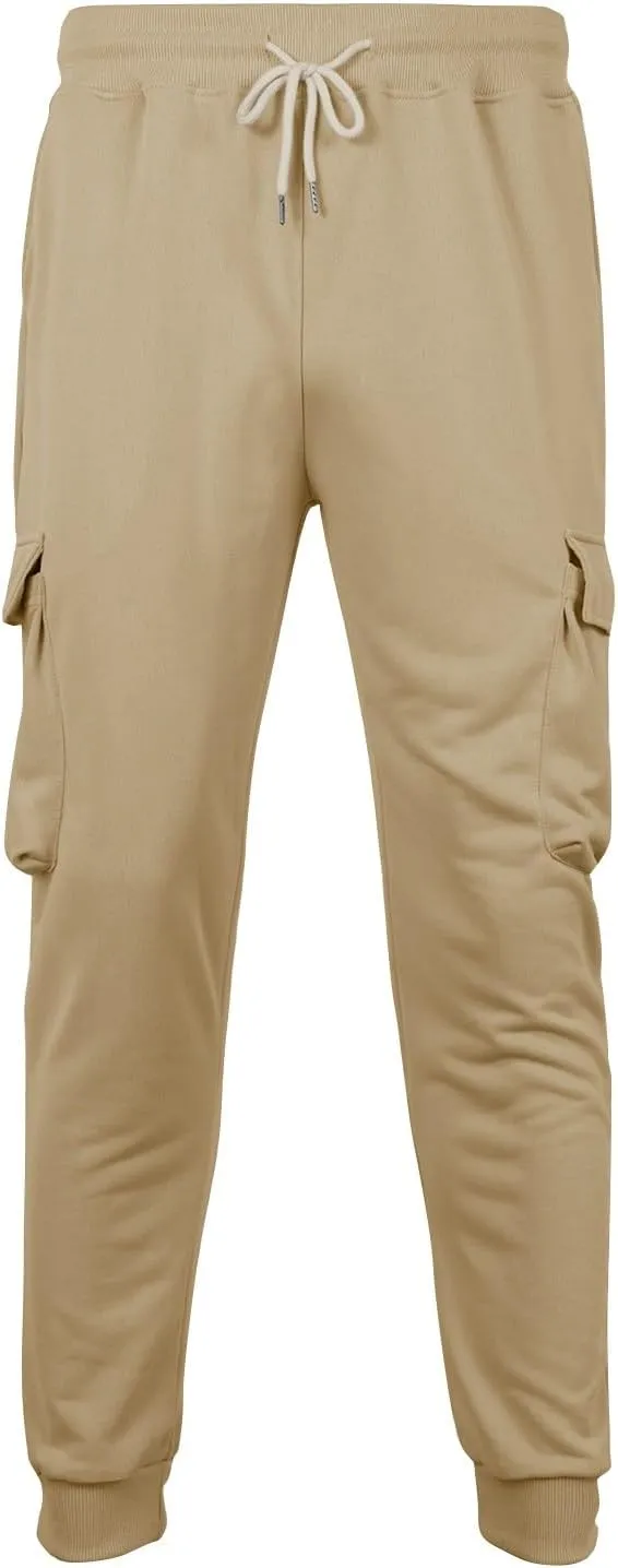 Mens Lightweight Cargo Pants Casual Work Cotton Big and Tall Hiking Lightweight Trousers Joggers