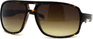 Mens Luxury Oversize Sport Plastic Racer Sunglasses