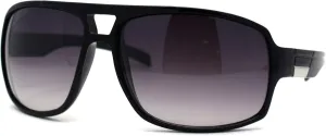 Mens Luxury Oversize Sport Plastic Racer Sunglasses