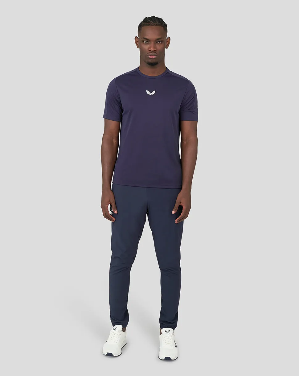 Men's Navy Mesh Mix Cobalt Capsule Tee - Breathable Performance Tee for Active Days