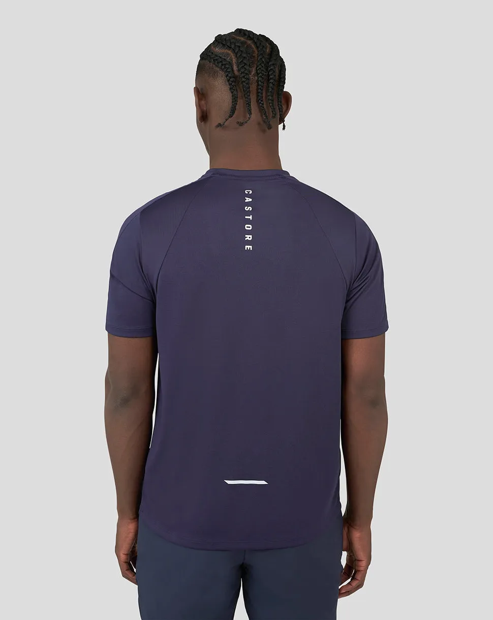 Men's Navy Mesh Mix Cobalt Capsule Tee - Breathable Performance Tee for Active Days