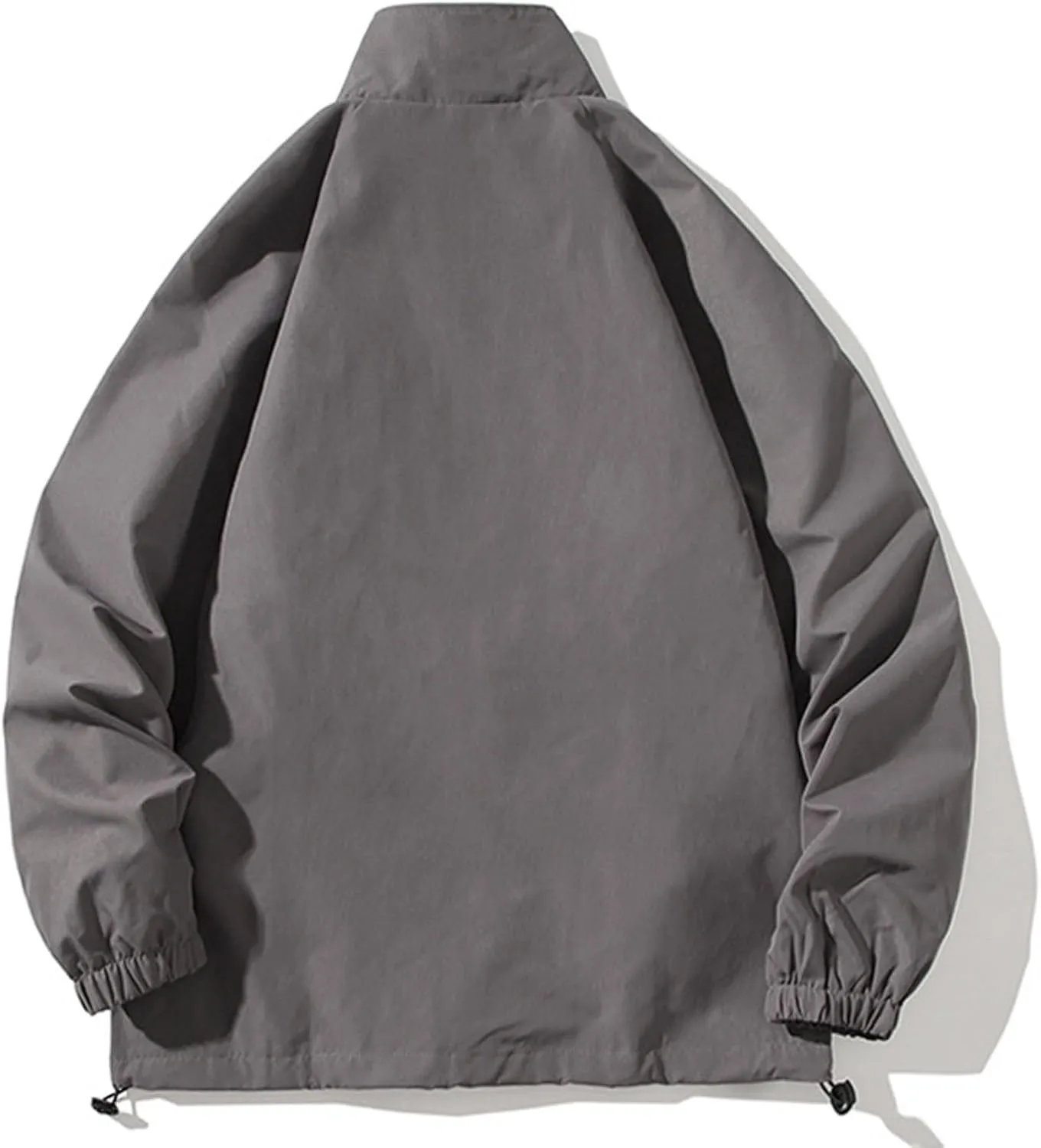 Mens Oversized Rain Jackets Business Casual Jacket Lightweight Waterproof Windbreaker Outdoor Hiking Travel Raincoats