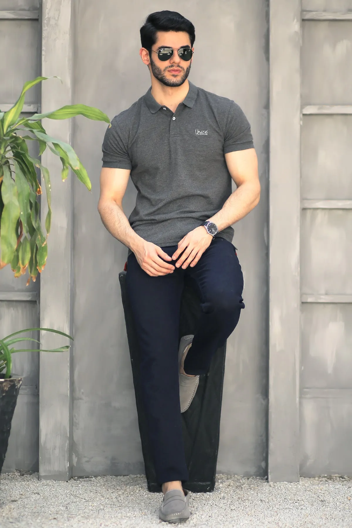 Mens "JIAXI" Cotton Polo Summer T-Shirt