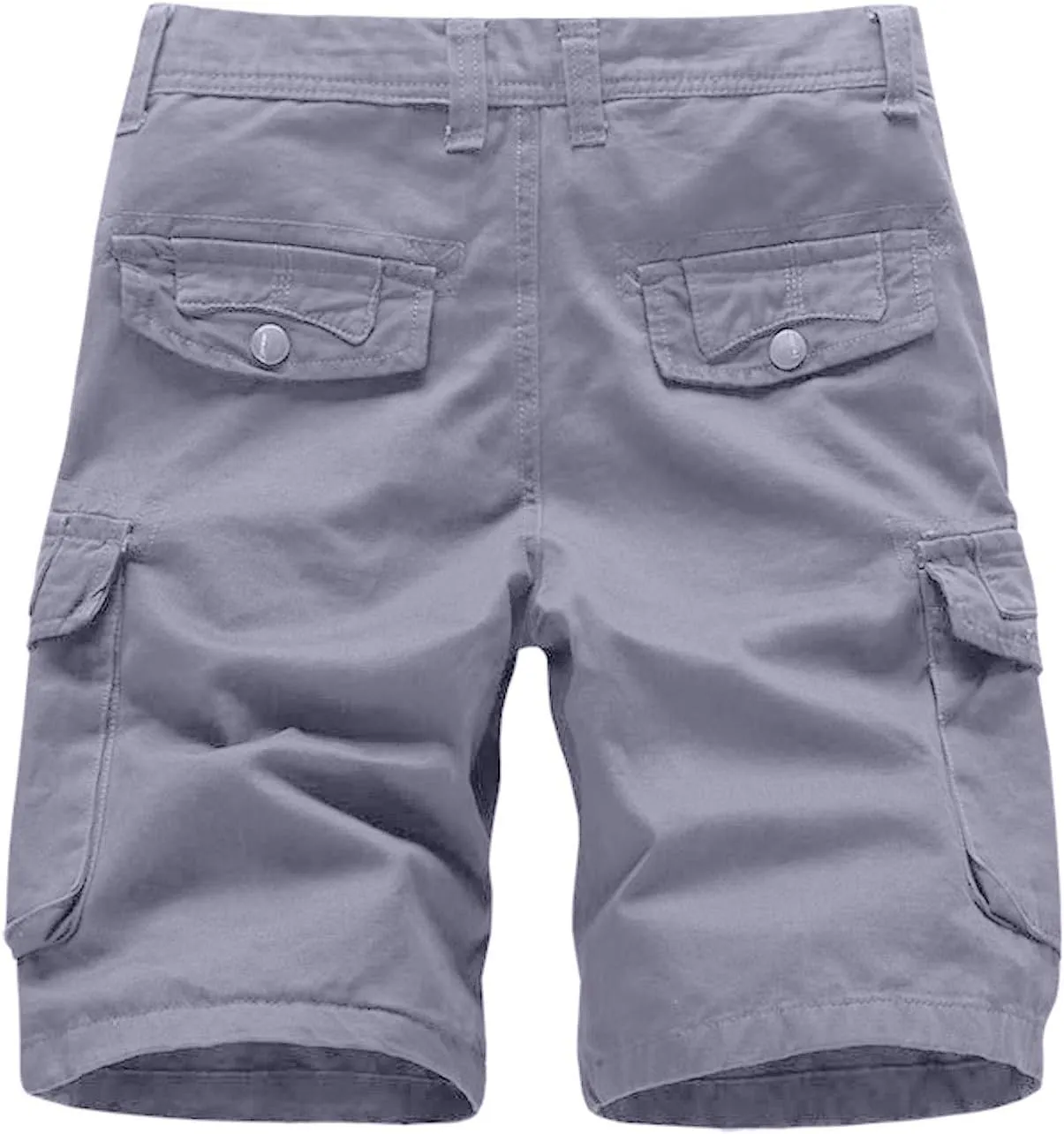 Mens Shorts Cargo Men's Solid Cargo Shorts Relaxed Fit Multi-Pocket Outdoor Camouflage Cargo Hiking Shorts Trousers