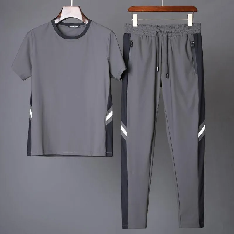 Men's Silky Soft & Quick-Dry Ice Silk Set