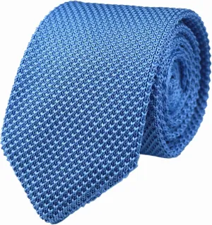 Men's Skinny Knit Tie Vintage Smart Casual Formal Necktie for Groom