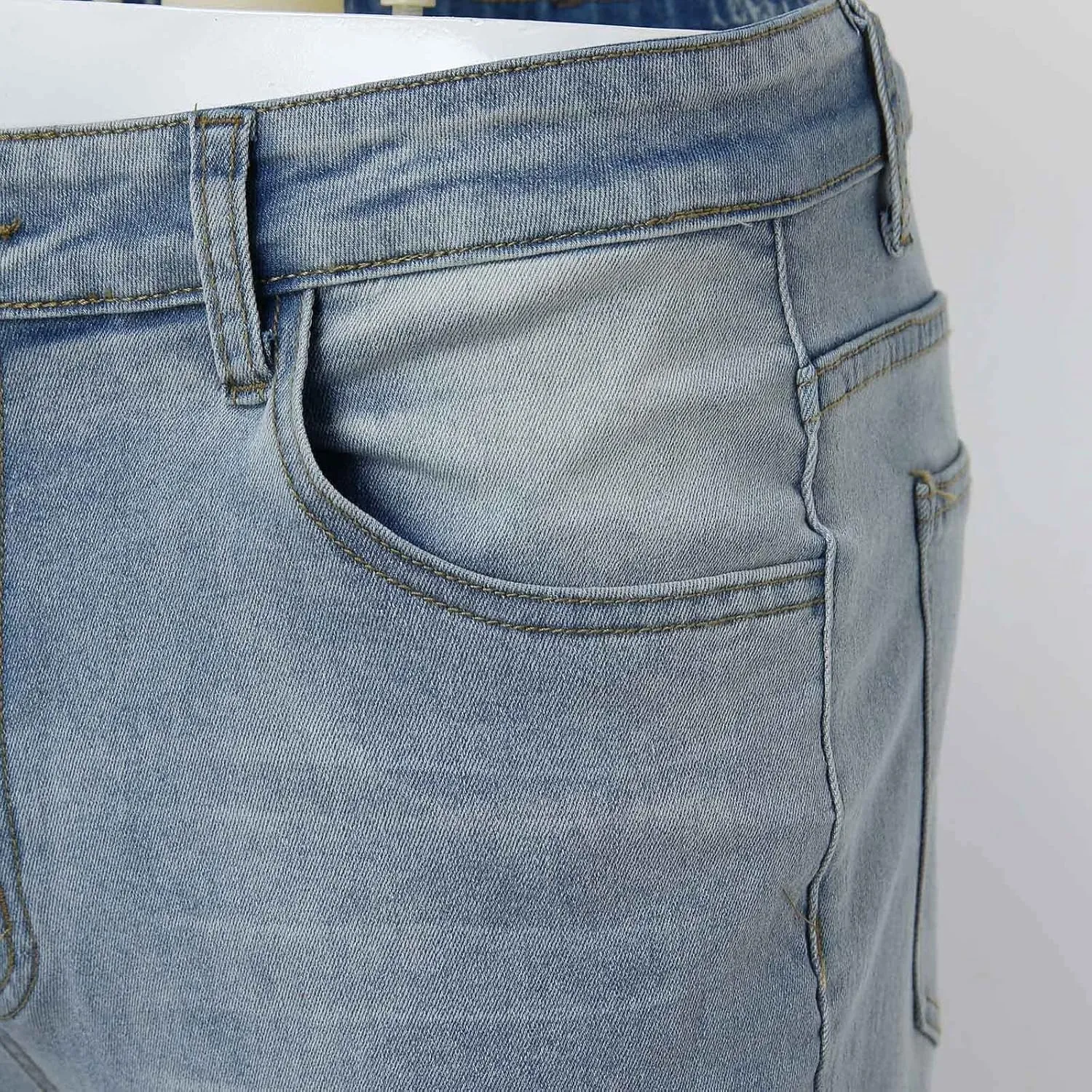 Mens Slim Fit Boot Cut Jeans Jeans Frayed Pants Distressed Rip Trousers Men Jeans Wide Jeans Men Mens