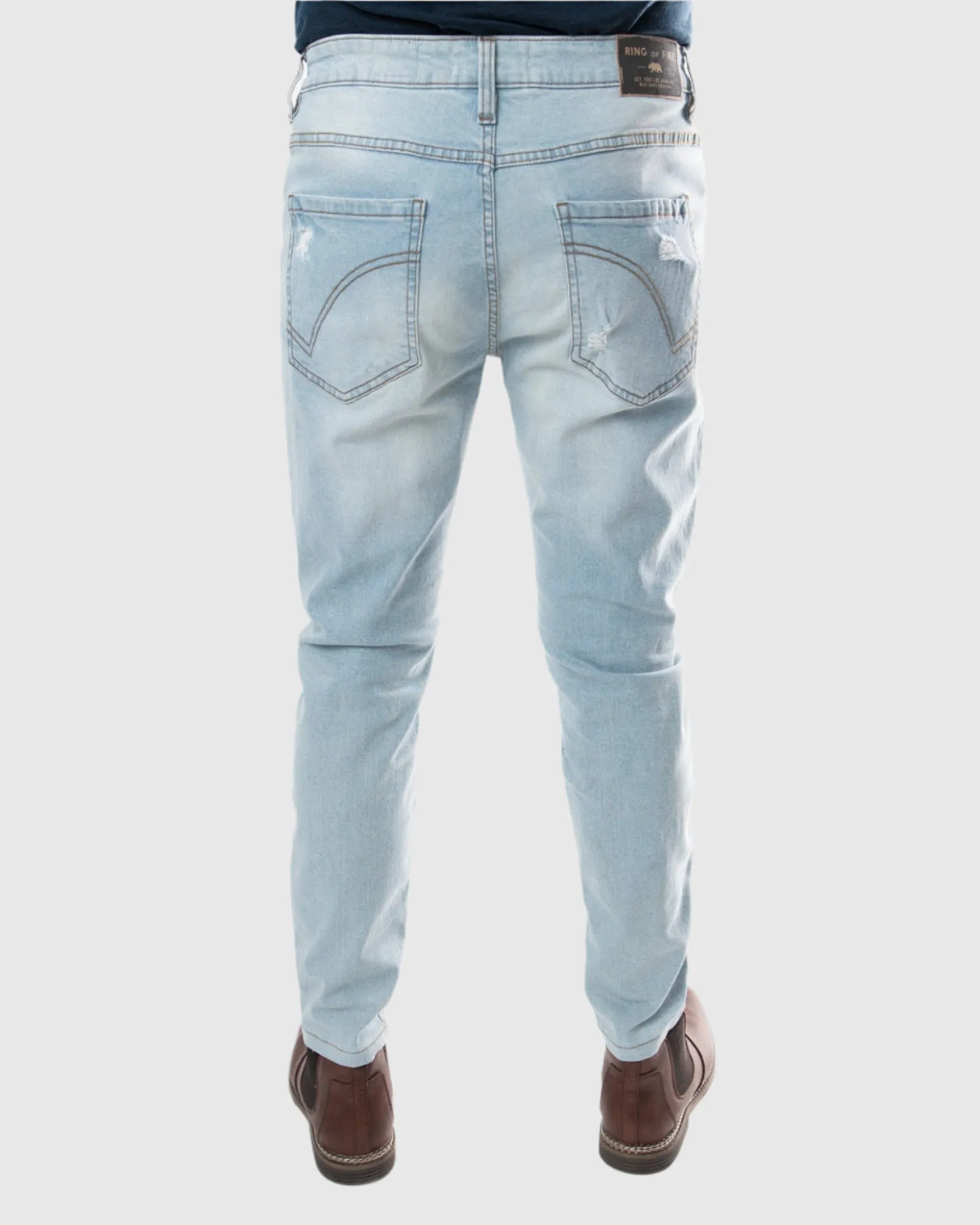 MEN'S SLITHER RIPPED SLIM FIT JEANS
