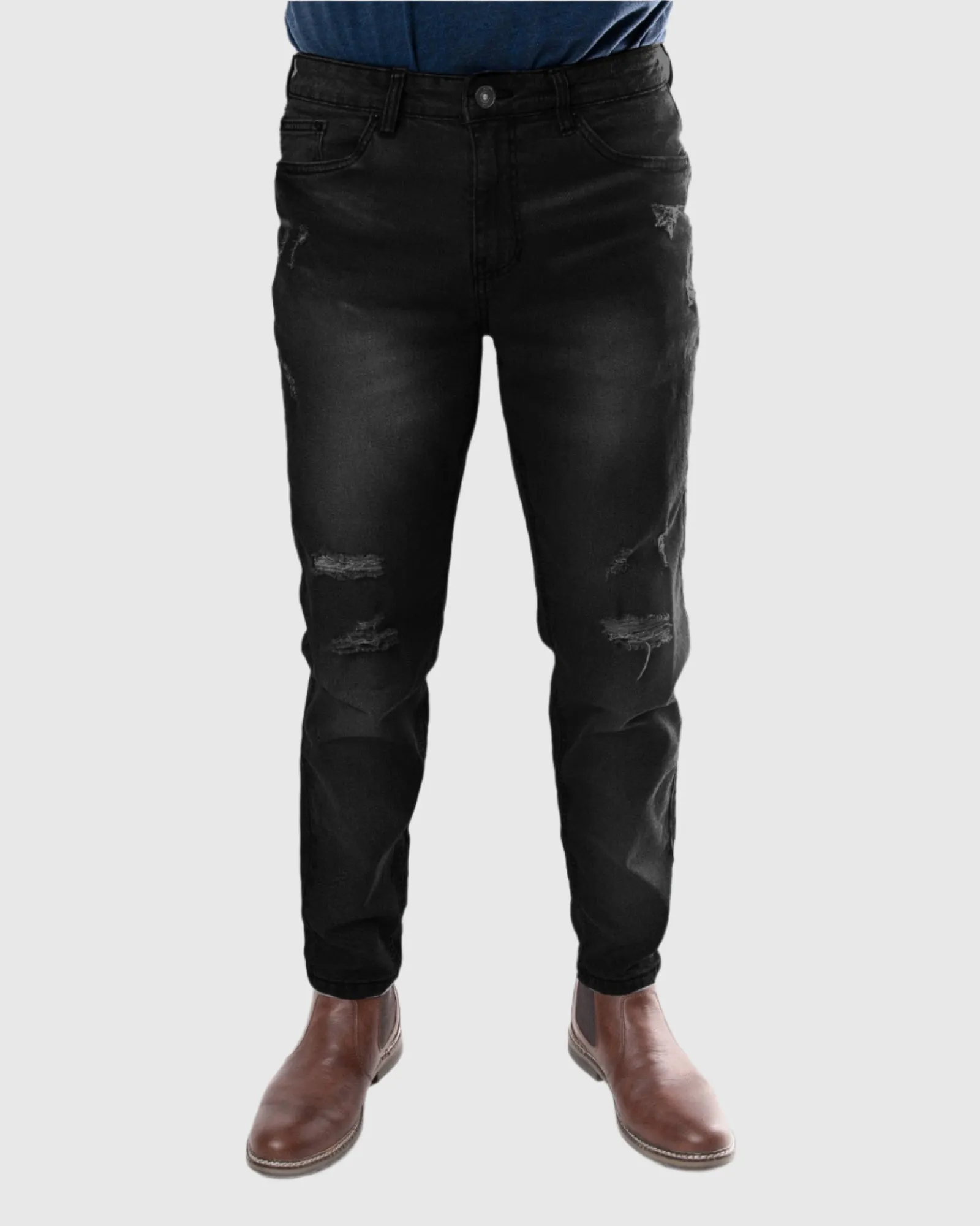MEN'S SLITHER RIPPED SLIM FIT JEANS