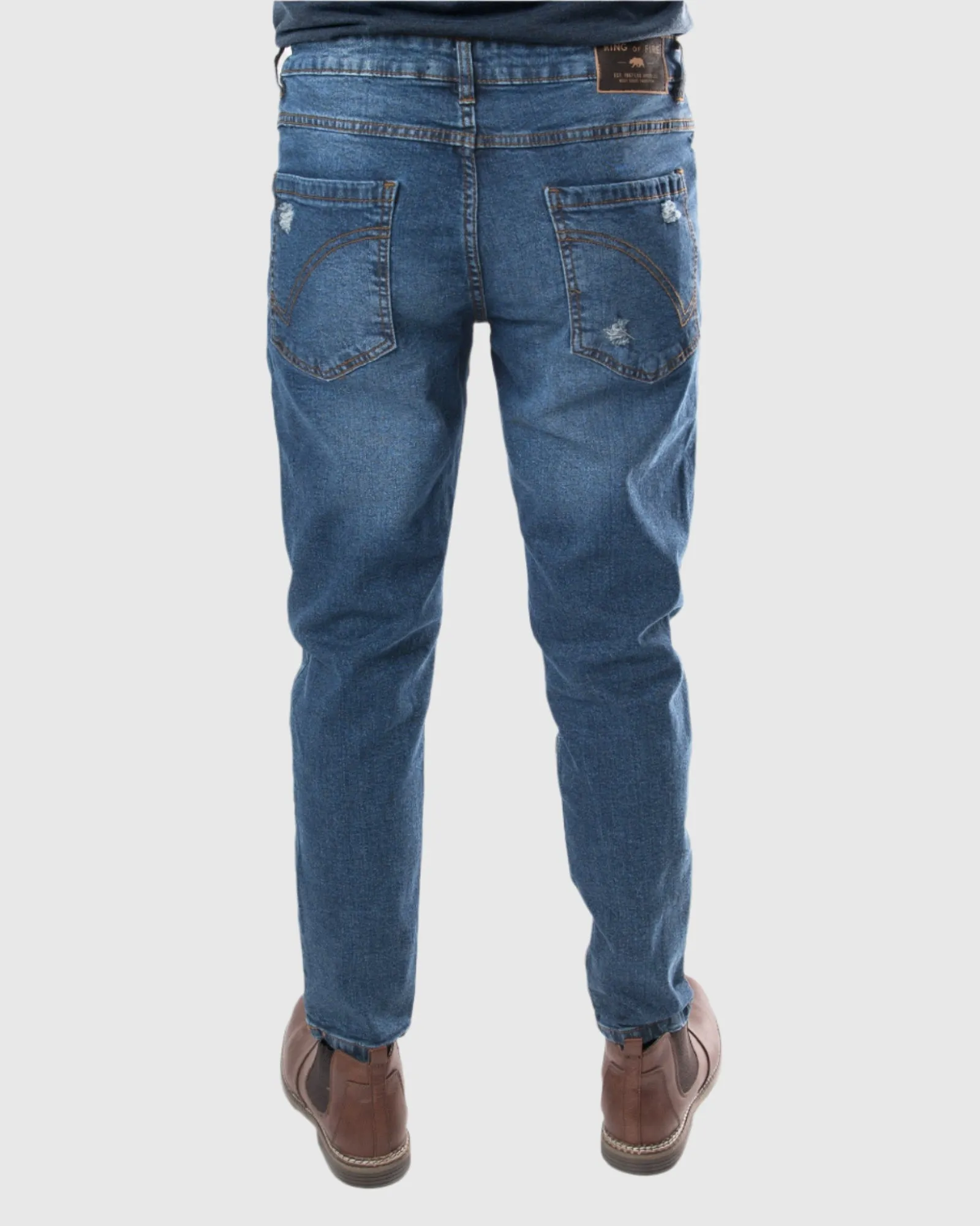 MEN'S SLITHER RIPPED SLIM FIT JEANS