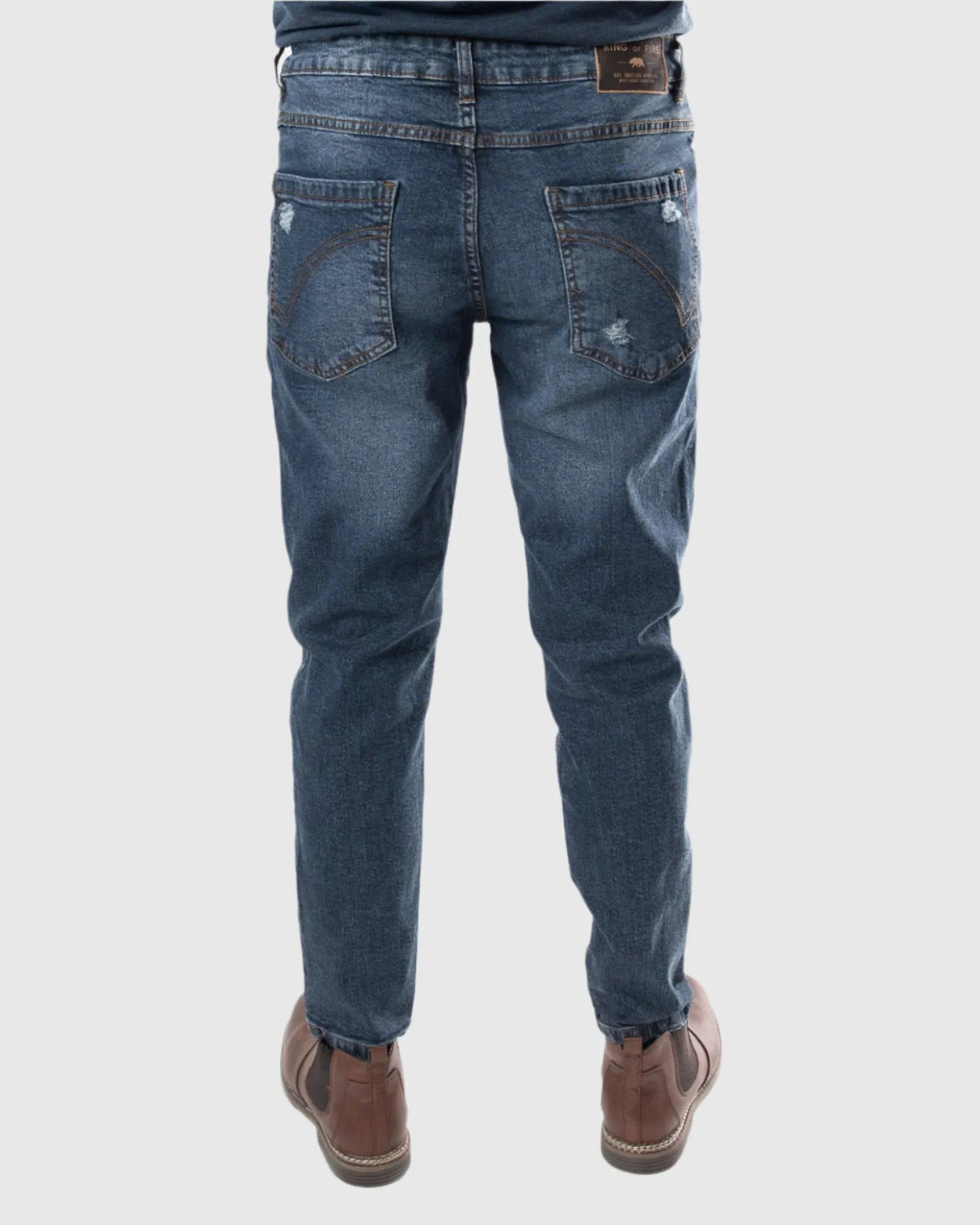 MEN'S SLITHER RIPPED SLIM FIT JEANS