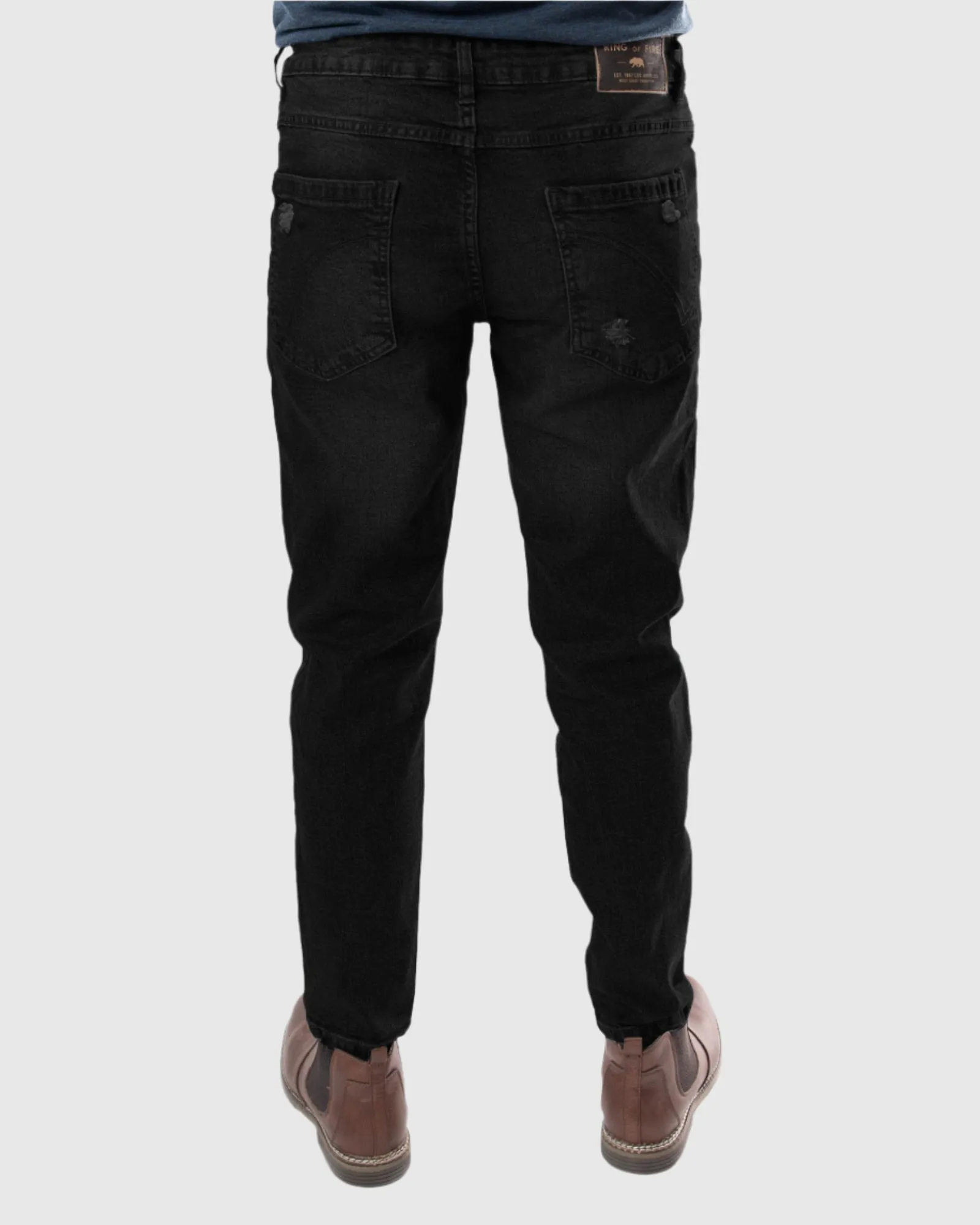 MEN'S SLITHER RIPPED SLIM FIT JEANS