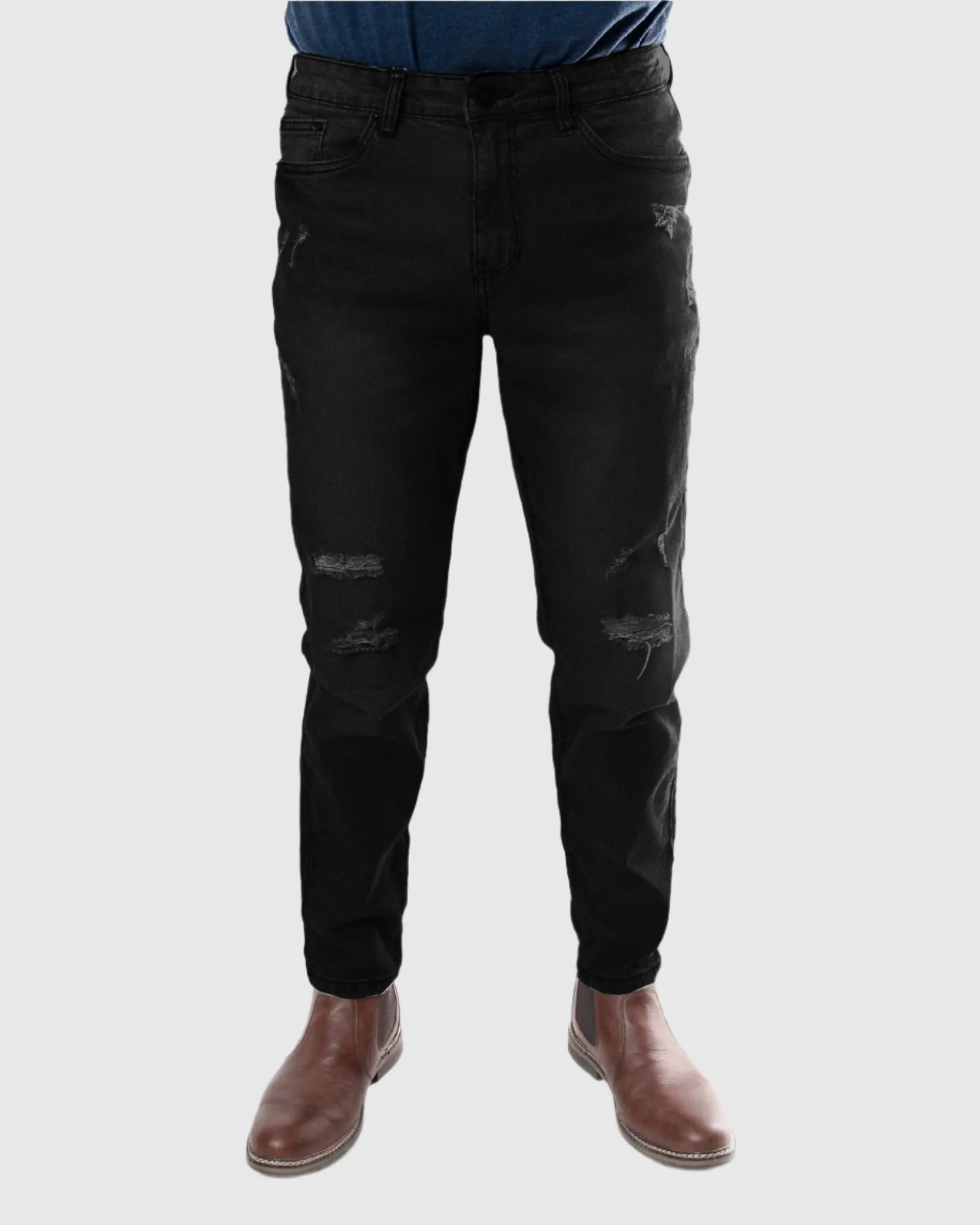 MEN'S SLITHER RIPPED SLIM FIT JEANS