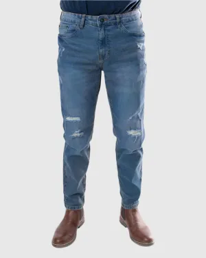 MEN'S SLITHER RIPPED SLIM FIT JEANS