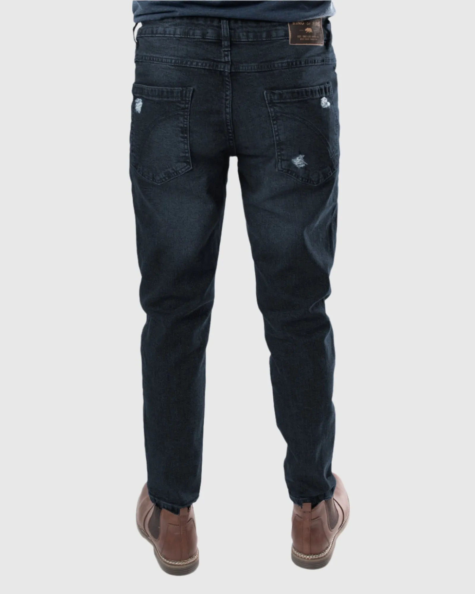 MEN'S SLITHER RIPPED SLIM FIT JEANS