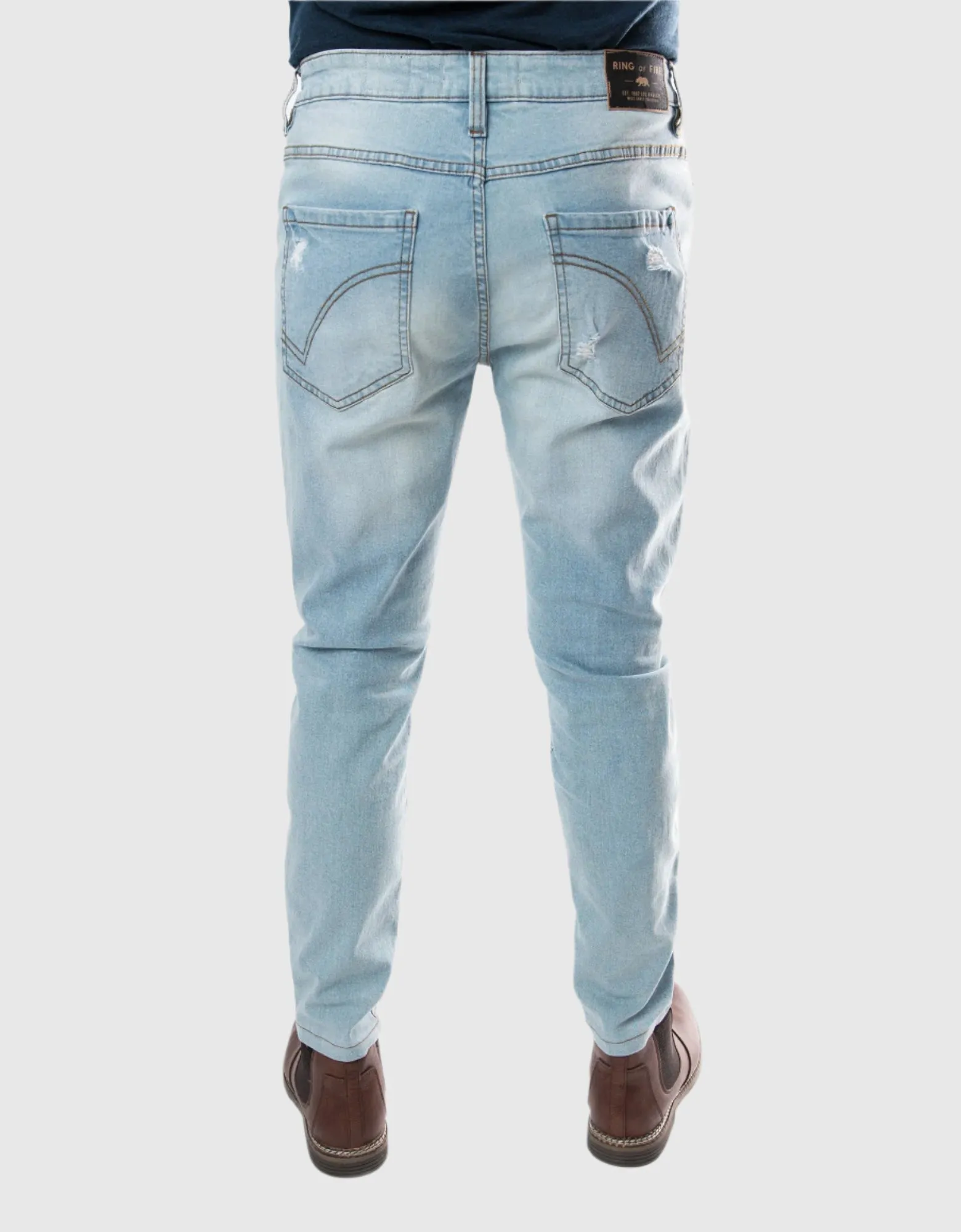 MEN'S SLITHER RIPPED SLIM FIT JEANS