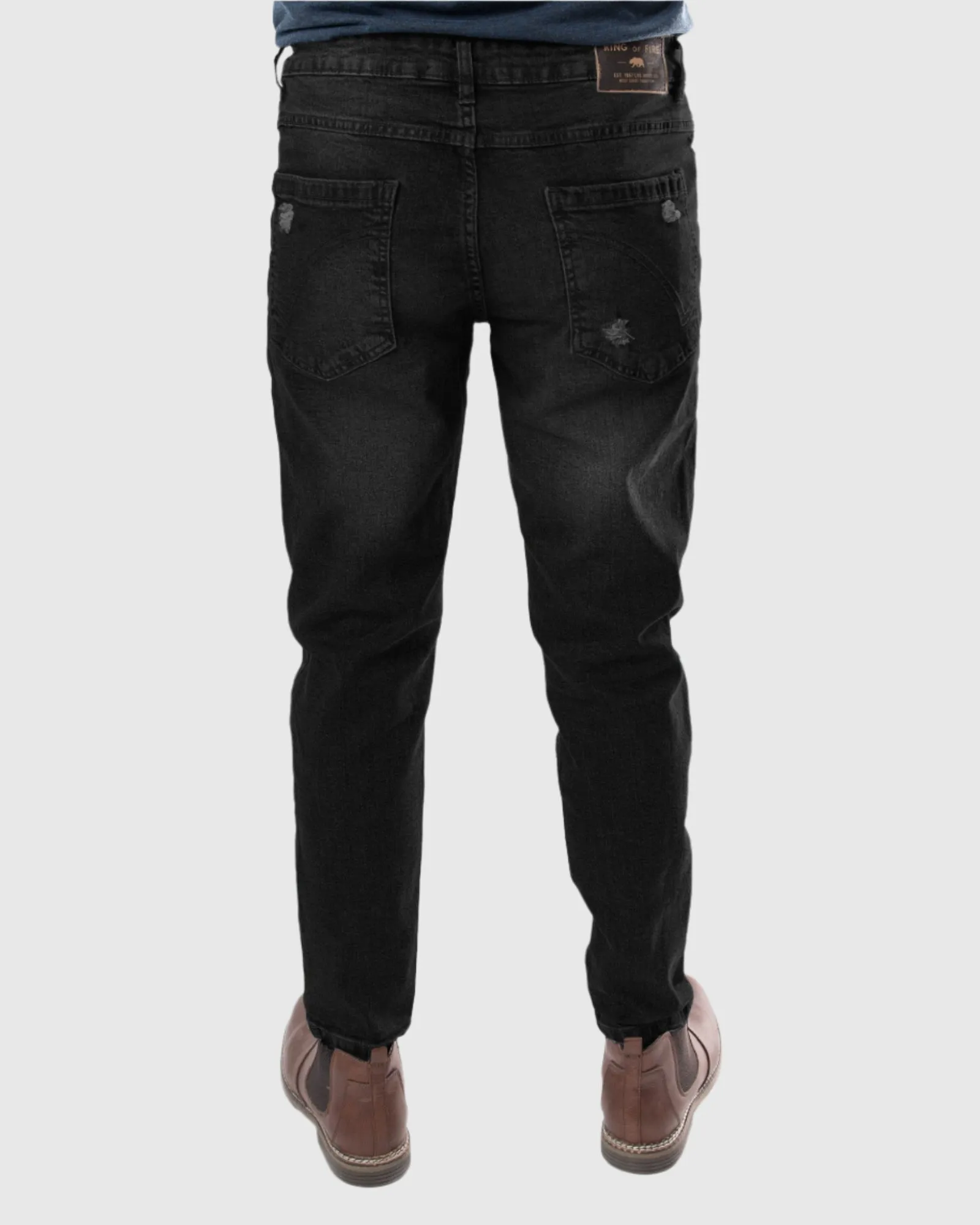 MEN'S SLITHER RIPPED SLIM FIT JEANS