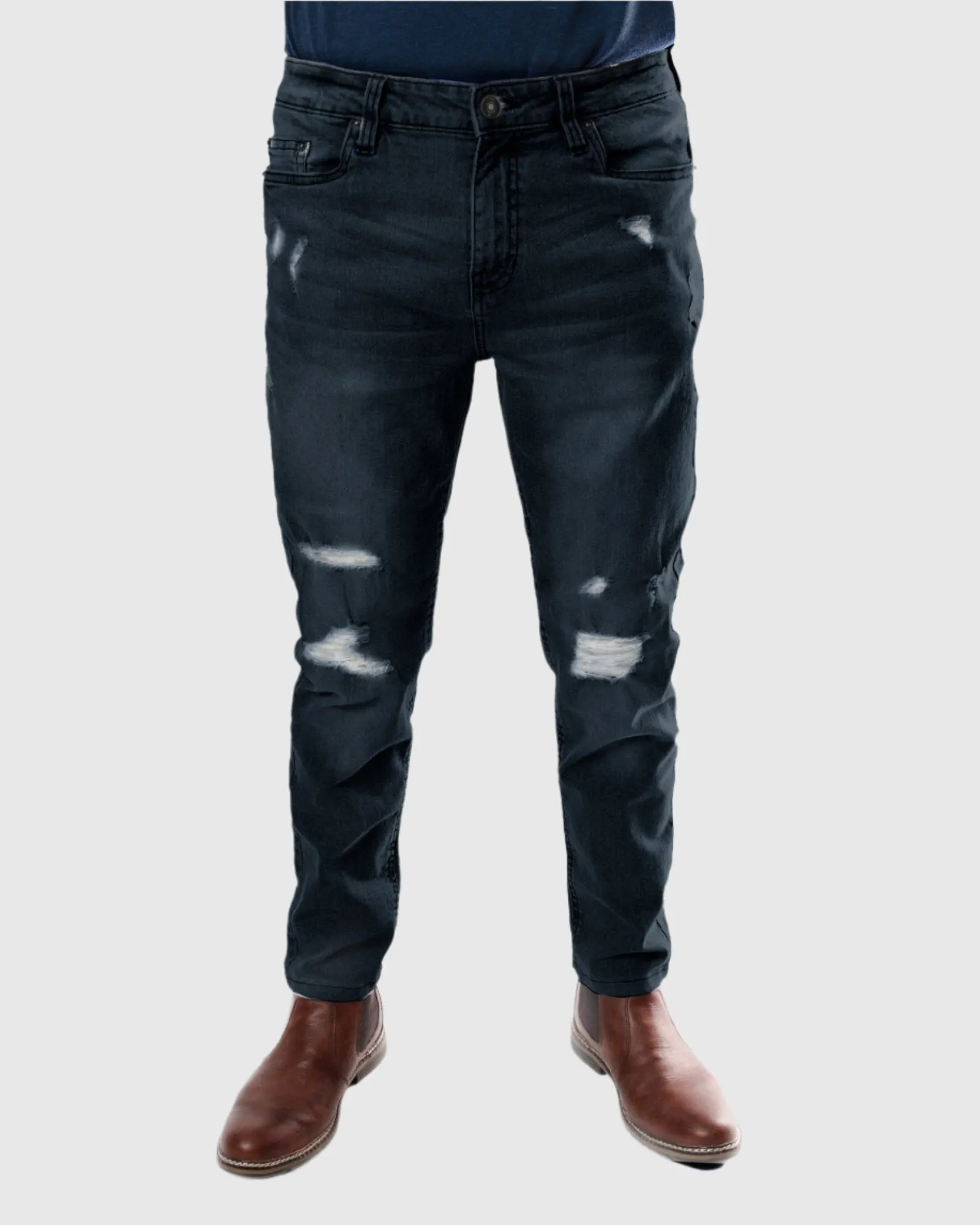 MEN'S SLITHER RIPPED SLIM FIT JEANS