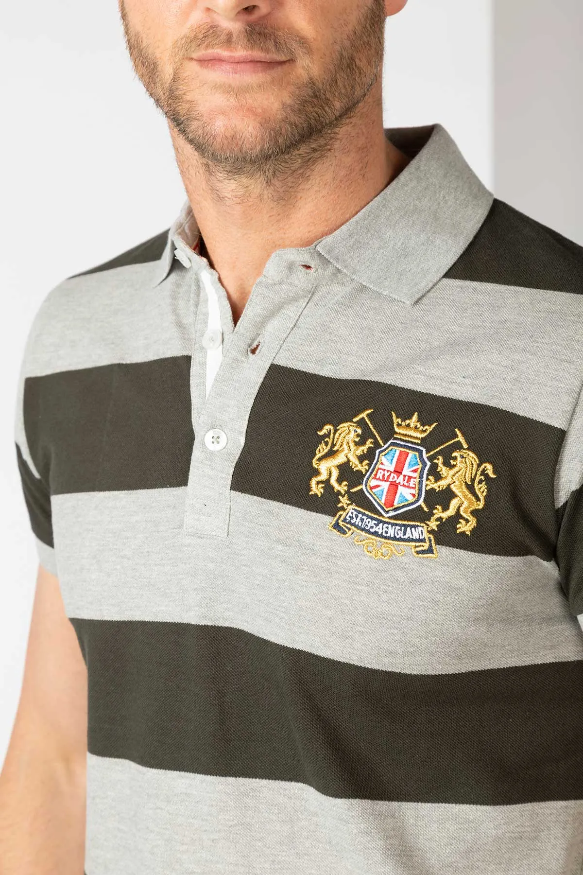 Men's Striped Polo Shirt - Wykeham II