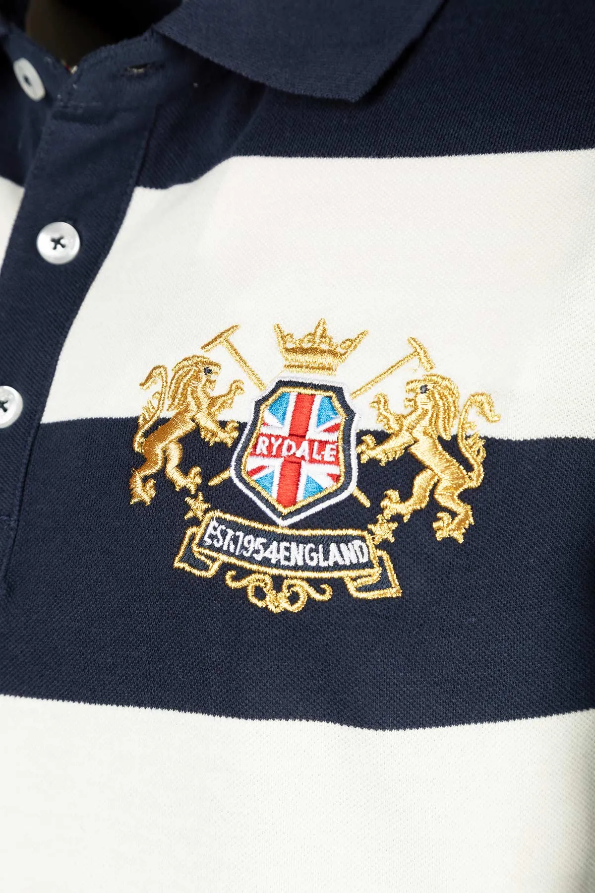 Men's Striped Polo Shirt - Wykeham II