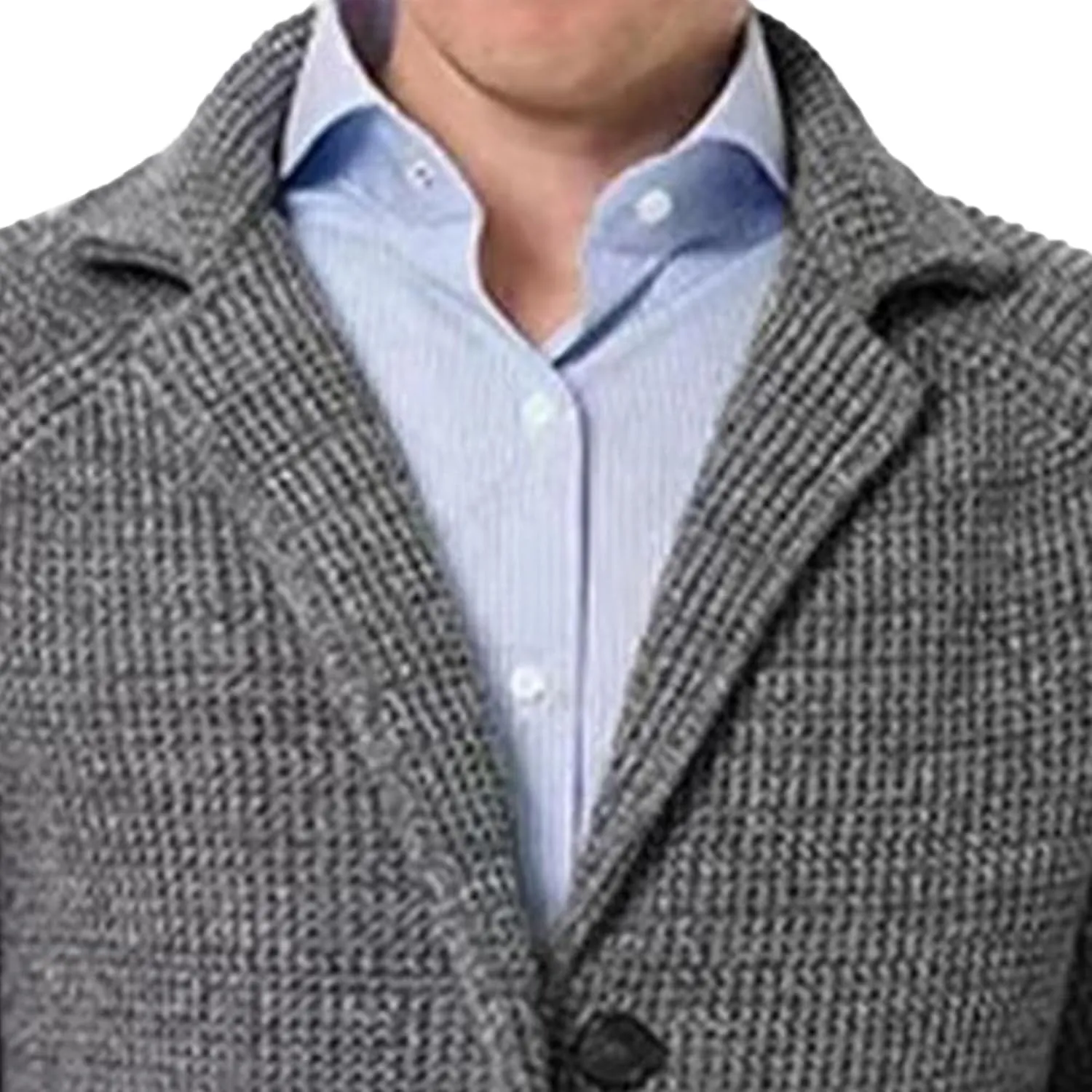 Men's Suit Casual Knitted Jacket Button Lightweight Men Knit Coat Slim Fit Knits Blazer Suit Jackets
