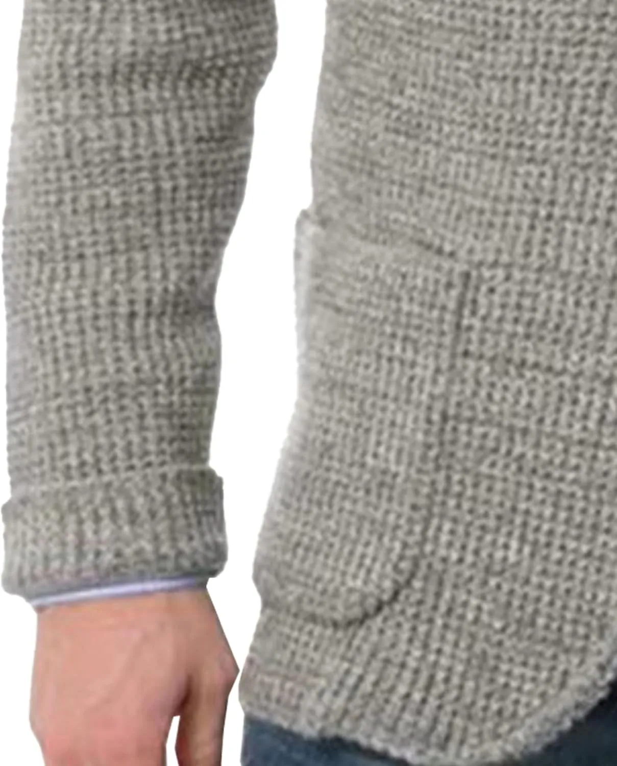 Men's Suit Casual Knitted Jacket Button Lightweight Men Knit Coat Slim Fit Knits Blazer Suit Jackets