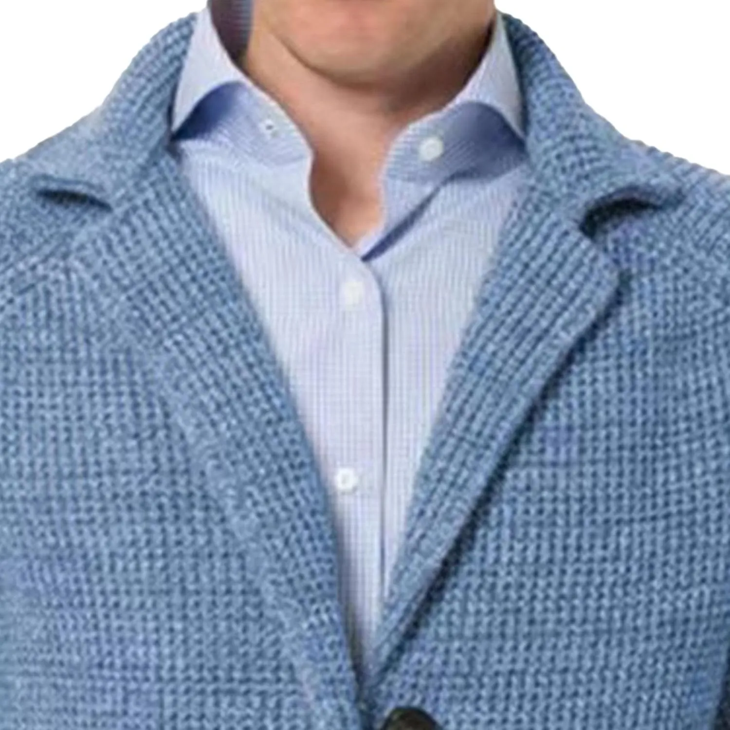 Men's Suit Casual Knitted Jacket Button Lightweight Men Knit Coat Slim Fit Knits Blazer Suit Jackets