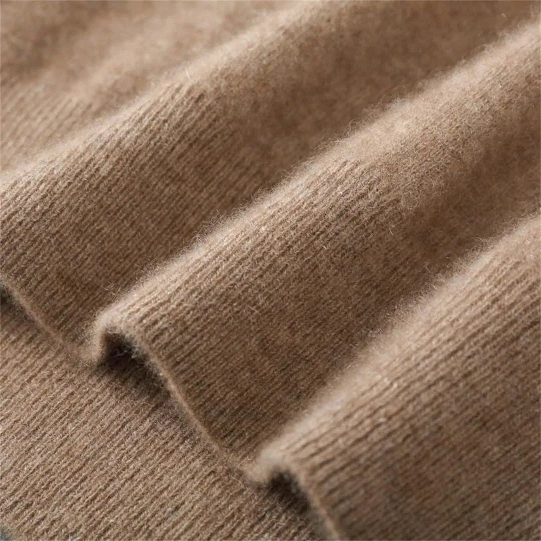 Men's Sweater Vest Merino Wool Spring n V-Neck Knitted Pullover Vest Casual Solid Color Menswear
