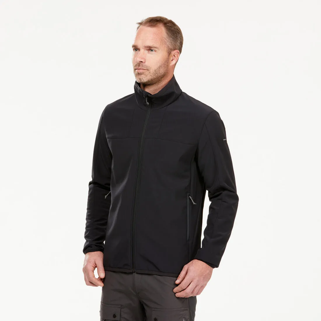 Men’s Windbreaker Jacket Softshell Warm - MT100 Windwarm