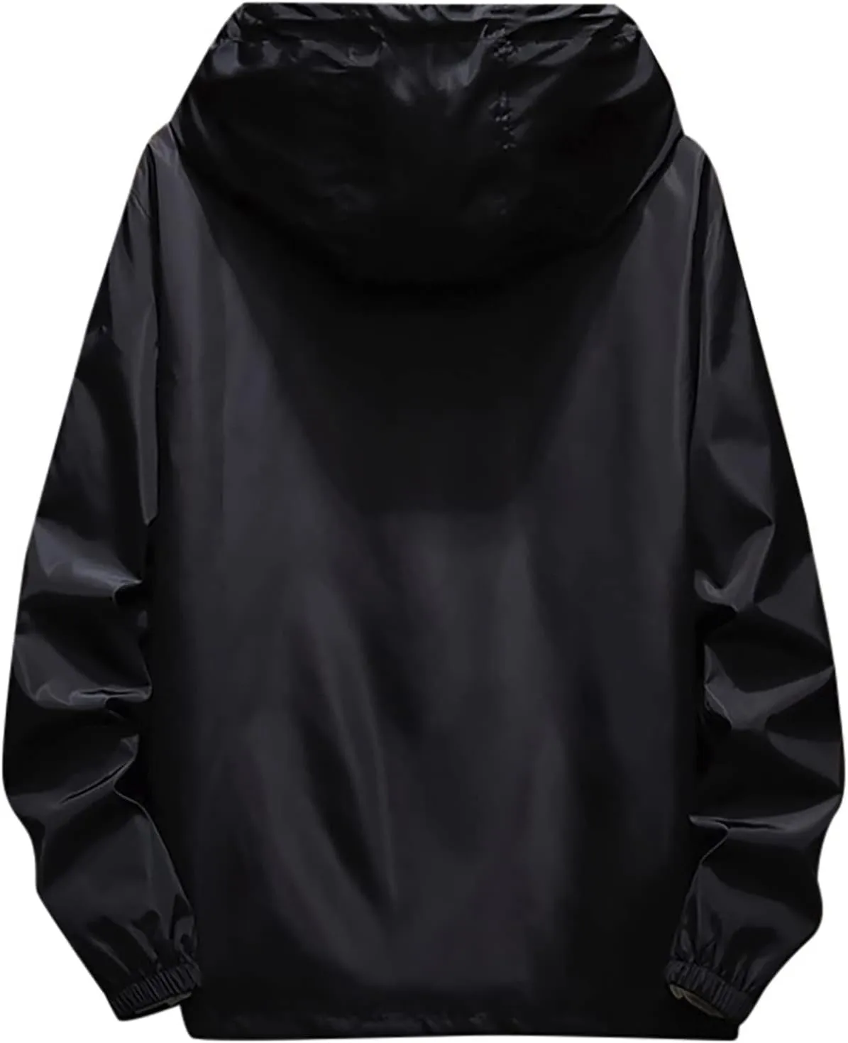 Men's Windbreaker Rain Jacket Lightweight Pullover For Hiking Golf Running Jacket, M-7XL