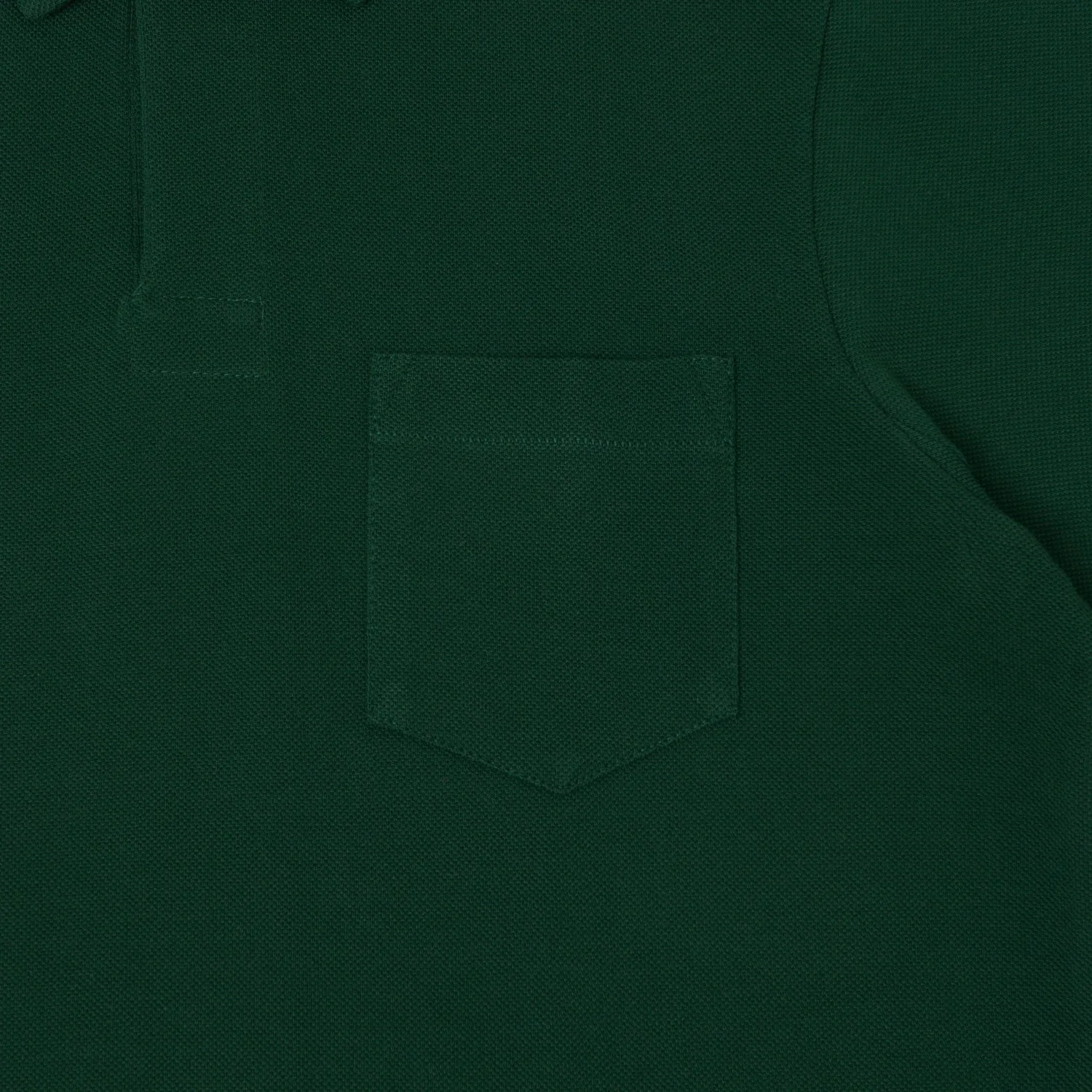 Merz b. Schwanen 2PKPL Pocket Polo Shirt - Classic Green