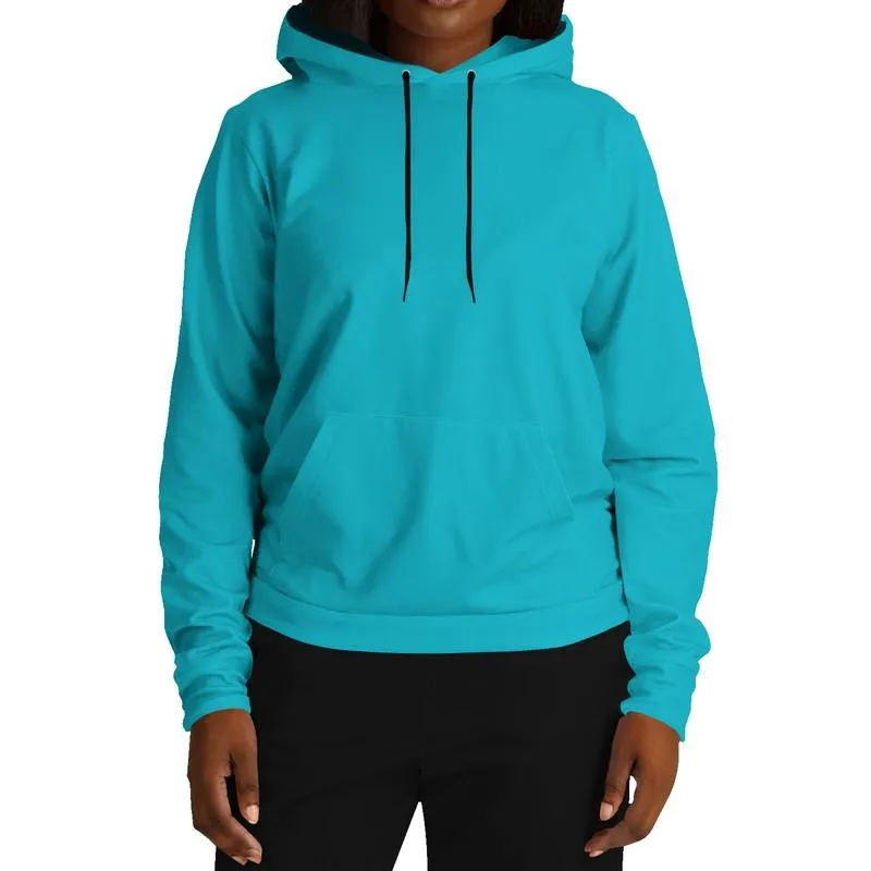 Midtone Cyan Hoodie | Unisex | with PLUS sizes | C80M0Y20K0