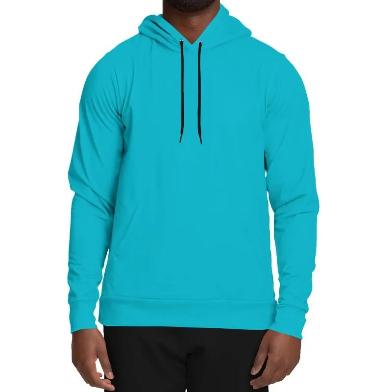 Midtone Cyan Hoodie | Unisex | with PLUS sizes | C80M0Y20K0