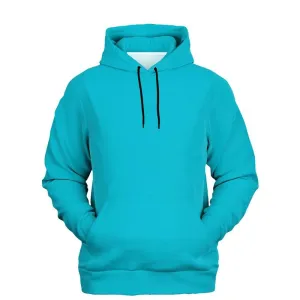 Midtone Cyan Hoodie | Unisex | with PLUS sizes | C80M0Y20K0