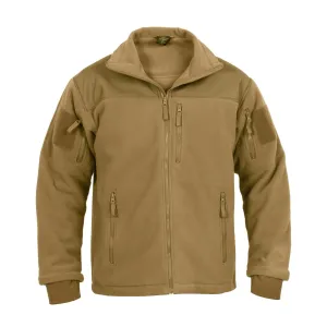MilSpec Spec Ops Tactical Fleece Jacket Coyote Brown