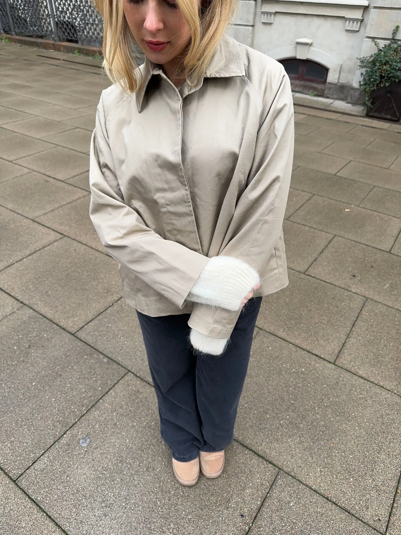 Monica short trenchcoat - Beige