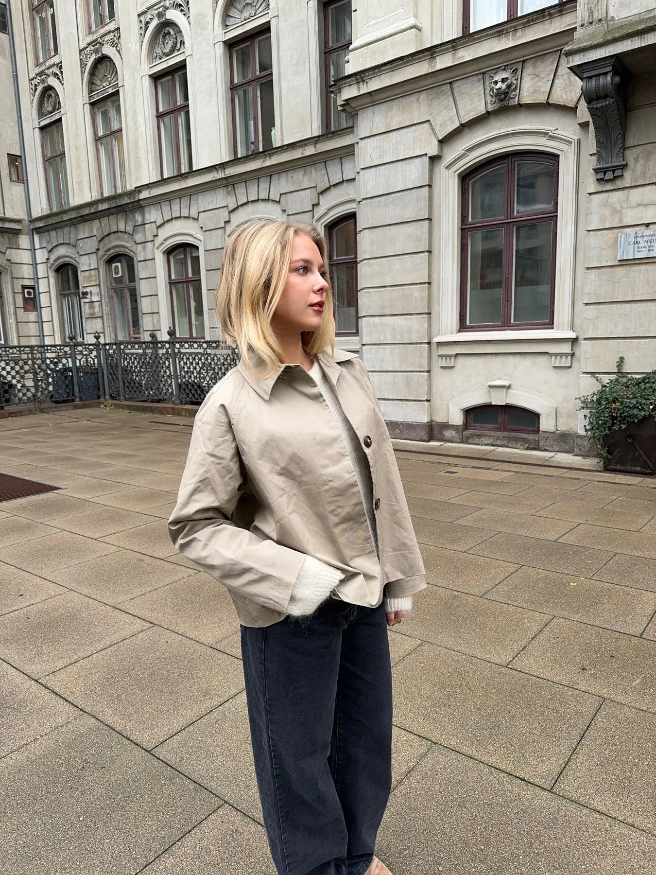 Monica short trenchcoat - Beige