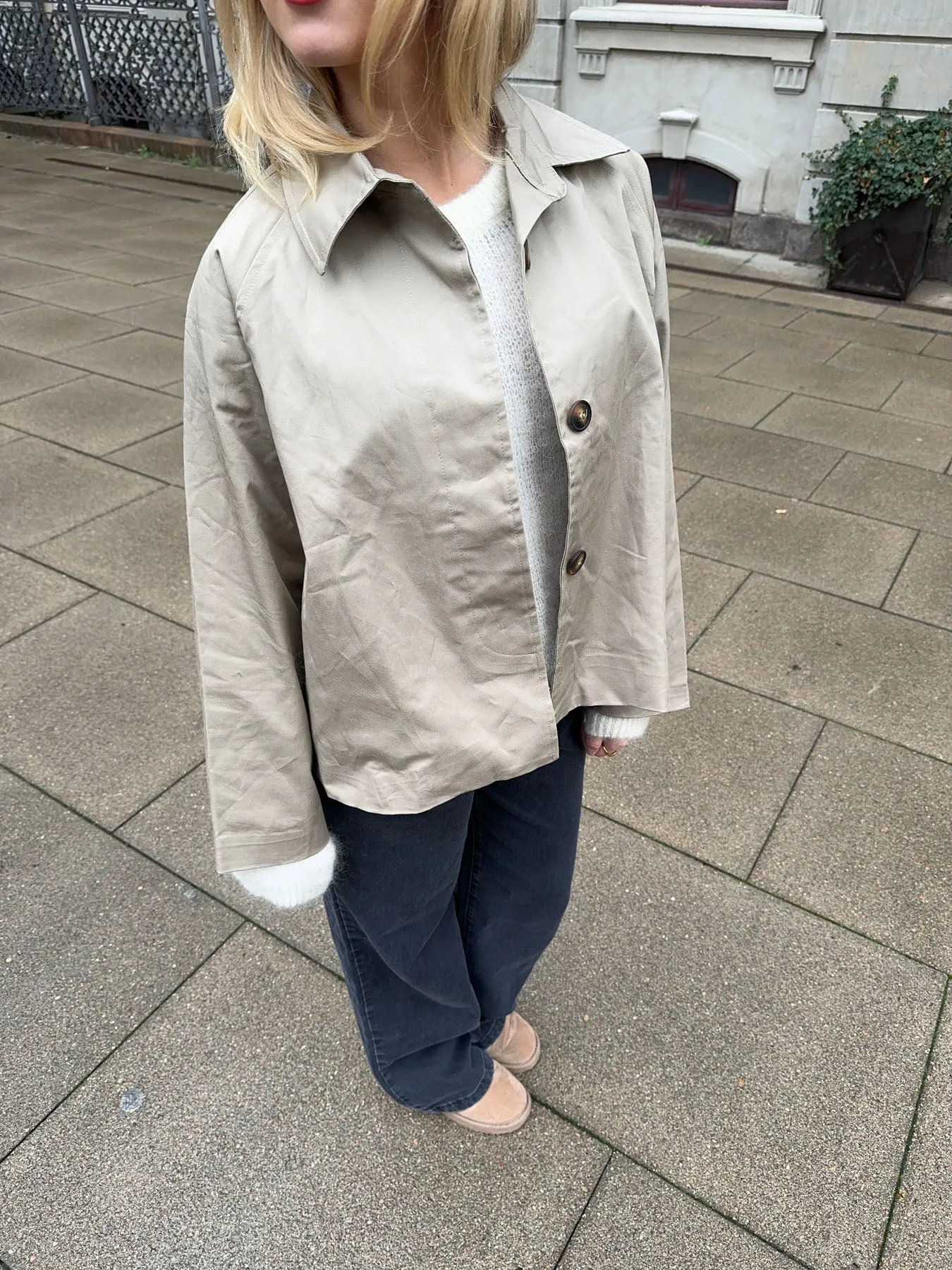 Monica short trenchcoat - Beige