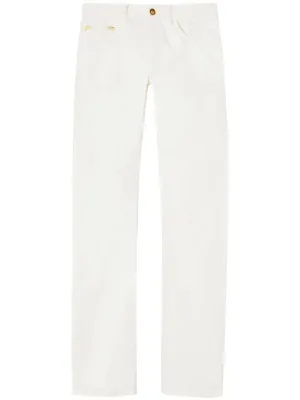 monogram straight-leg jeans