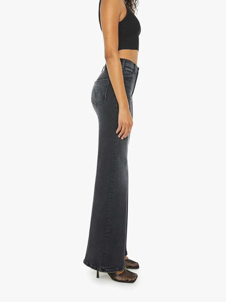 Mother Denim Hustler Roller Sneak Wide Leg Jean - Not Today Satan