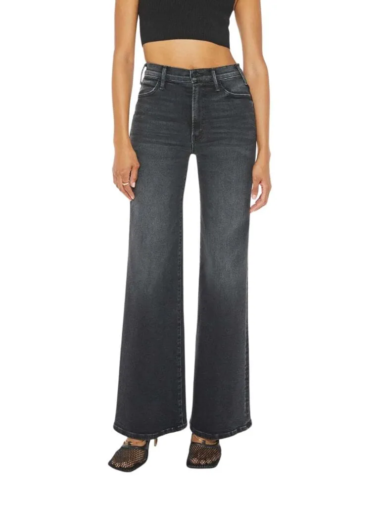 Mother Denim Hustler Roller Sneak Wide Leg Jean - Not Today Satan